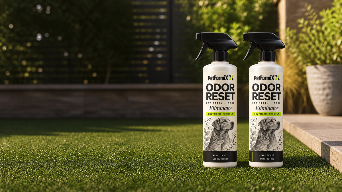 PetFormiX ODOR RESET 300 ml — hero packaging concept
